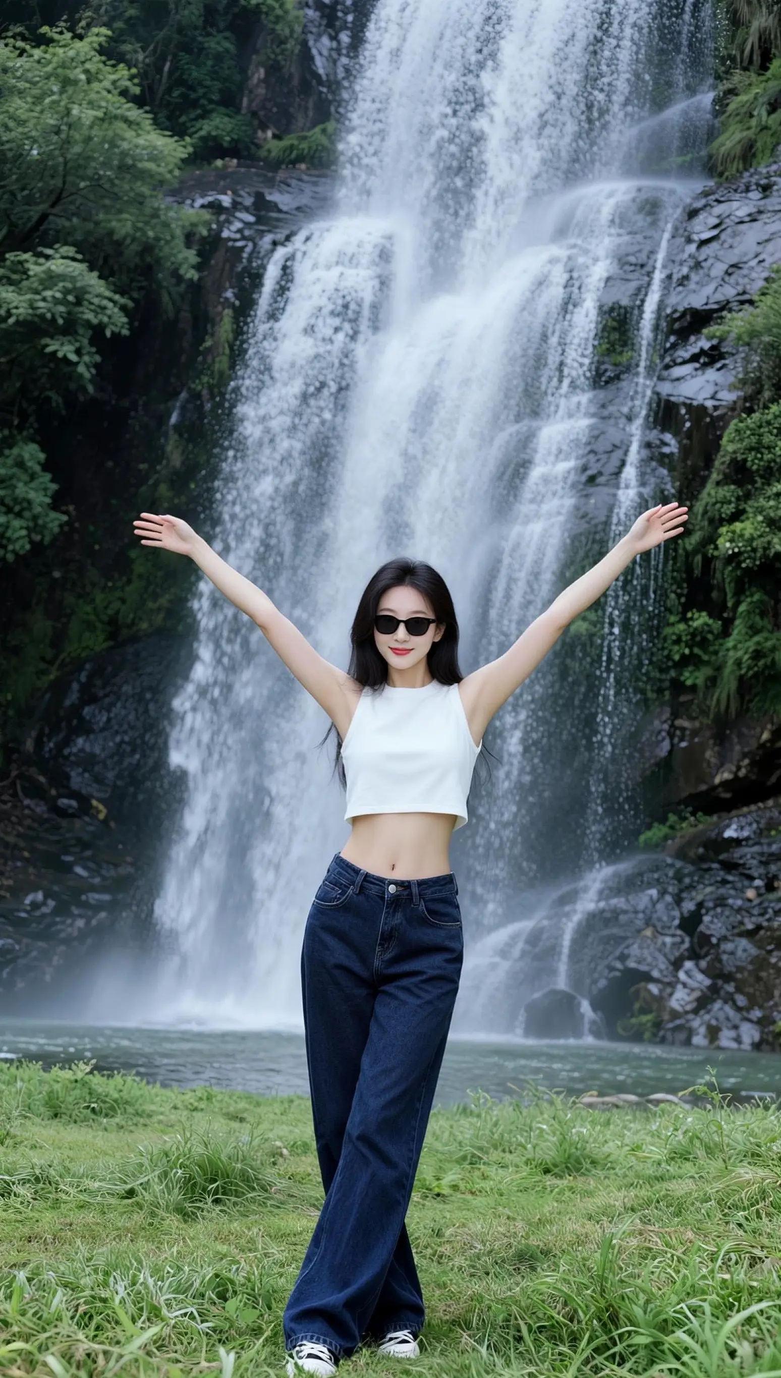 AI瀑布随拍 随变ai随便玩