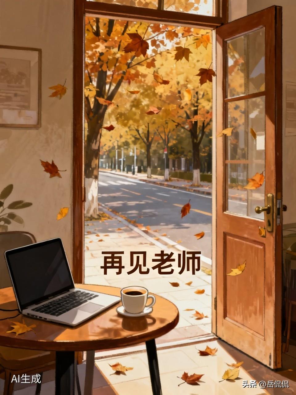街角咖啡店的玻璃门被推开时，我正对着笔记本敲一份策划案。

风卷着秋阳进来，带起