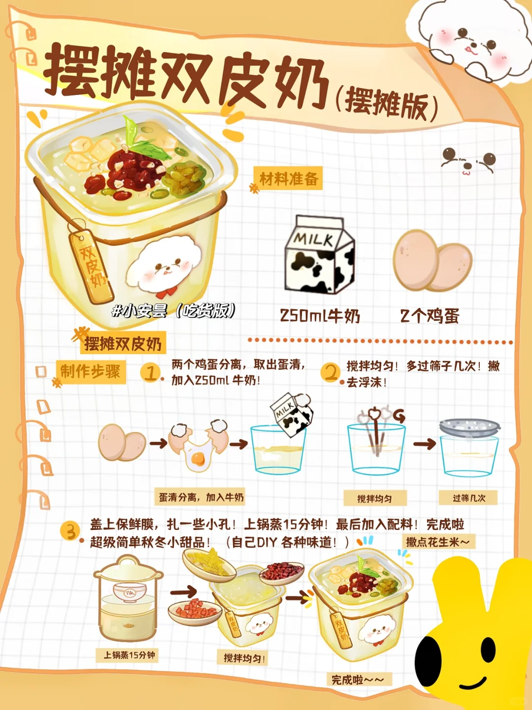 只要🥛和🥚摆摊赚1⃣️W米🔥啊啊啊啊卖疯了！
