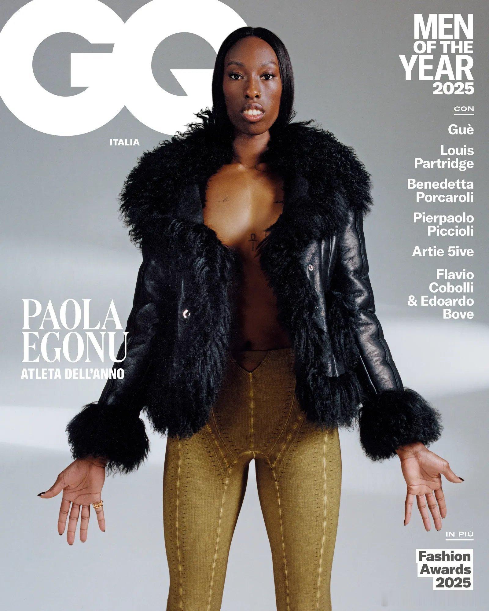 📷 意大利名将宝拉.埃格努在GQ-意大利杂志的最新拍摄。 