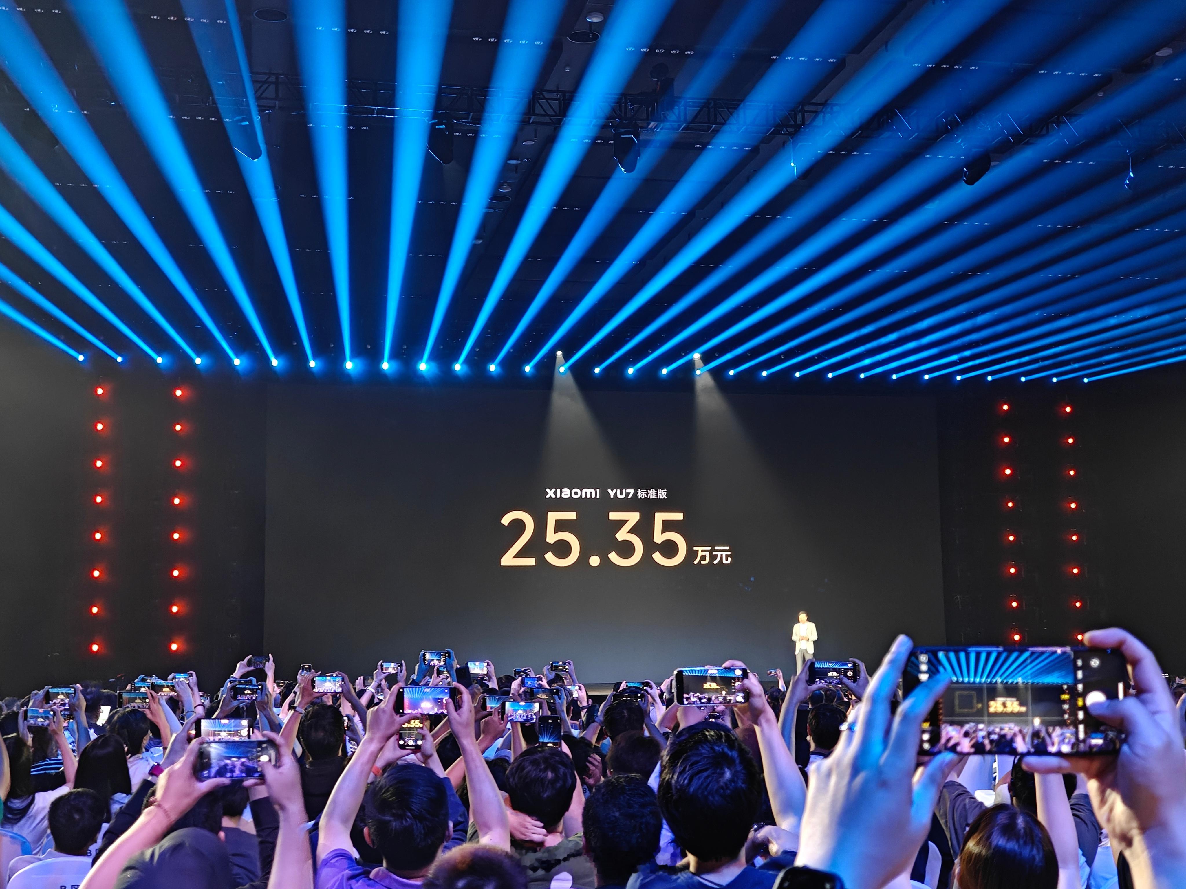 小米YU7配置多方面领先特斯拉model Y焕新比model Y还便宜1W25.