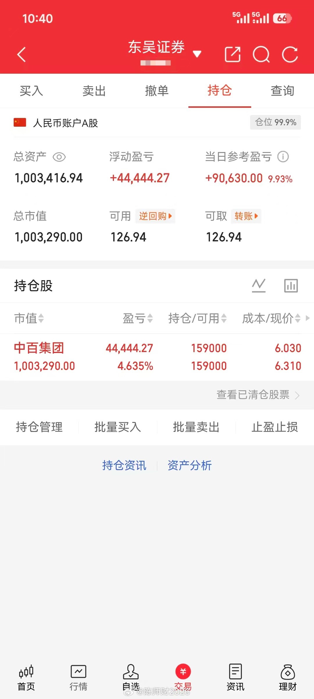 6.29实盘：拒绝马后炮，感受一年翻倍操作！如果你操作不好的可以私我留言启动总本