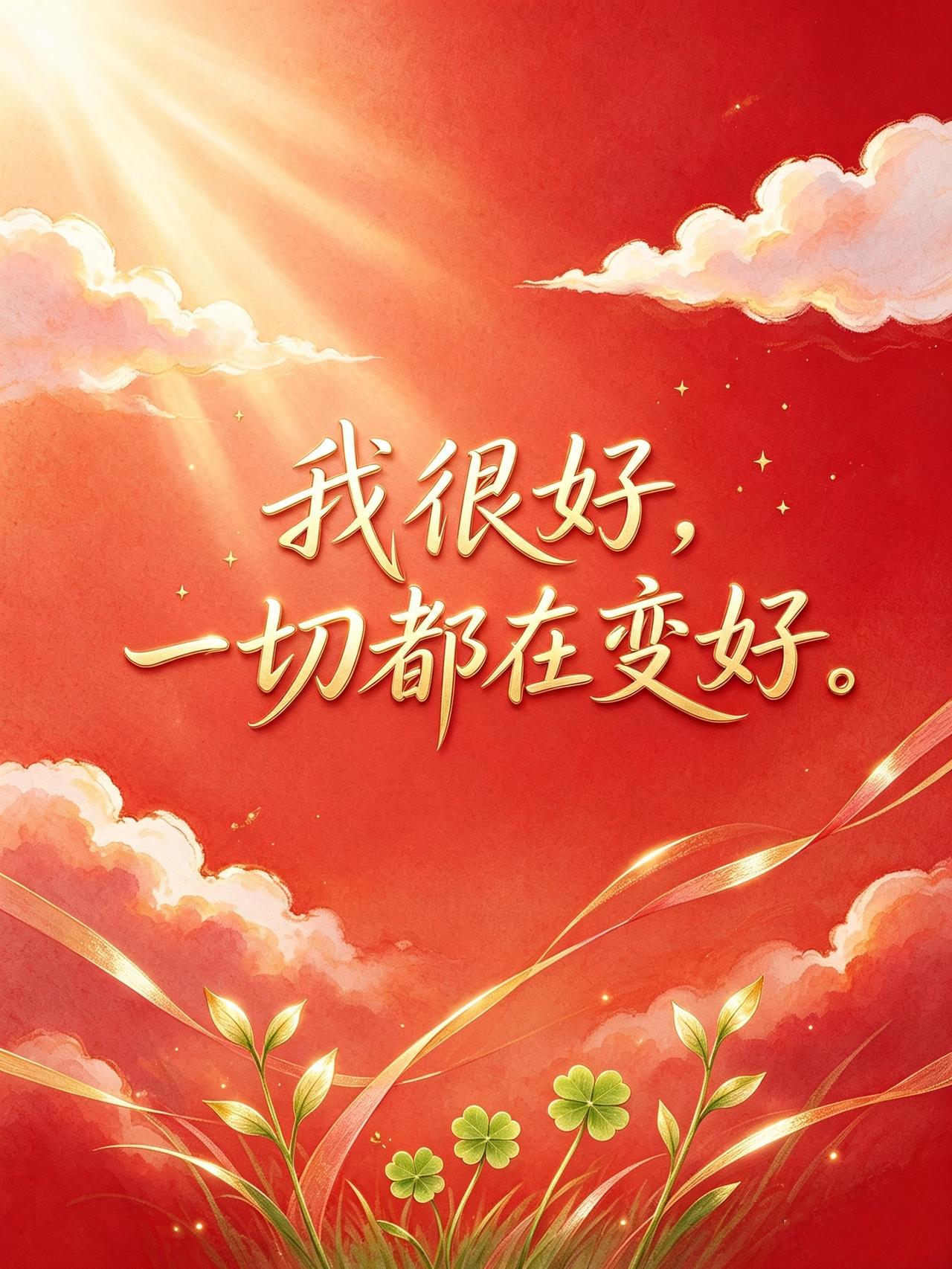 你反复担心的事，
结果往往出奇的好，
就等你轻轻说一句：“我很好。”
你有没有发