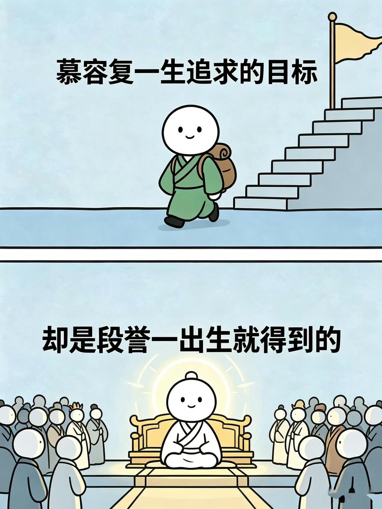 读懂《天龙八部》，才懂世间所有的求而不得。
 
慕容复耗尽半生，一心想要复国，这