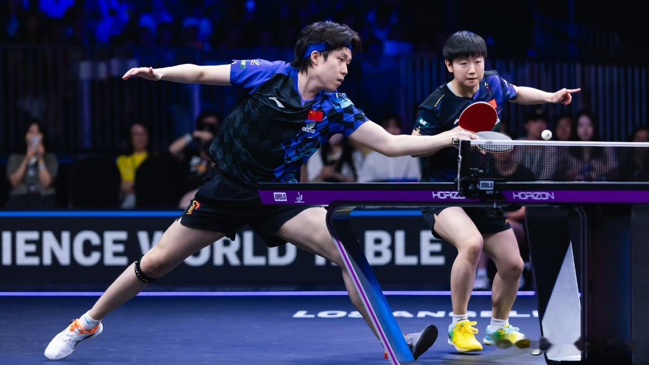 🏓️WTT美国大满贯混双决赛，王楚钦 /孙颖莎 2-3韩国组合林仲勋/申裕斌，