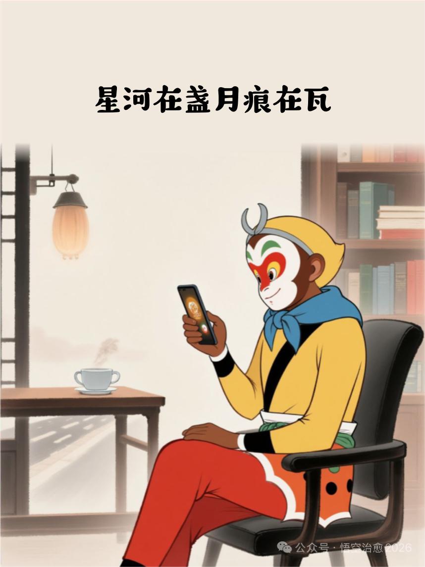 孙悟空大圣朋友圈头像～取经悟空图 齐天大圣佛 齐天大圣拍照 西游记创意插画 齐天