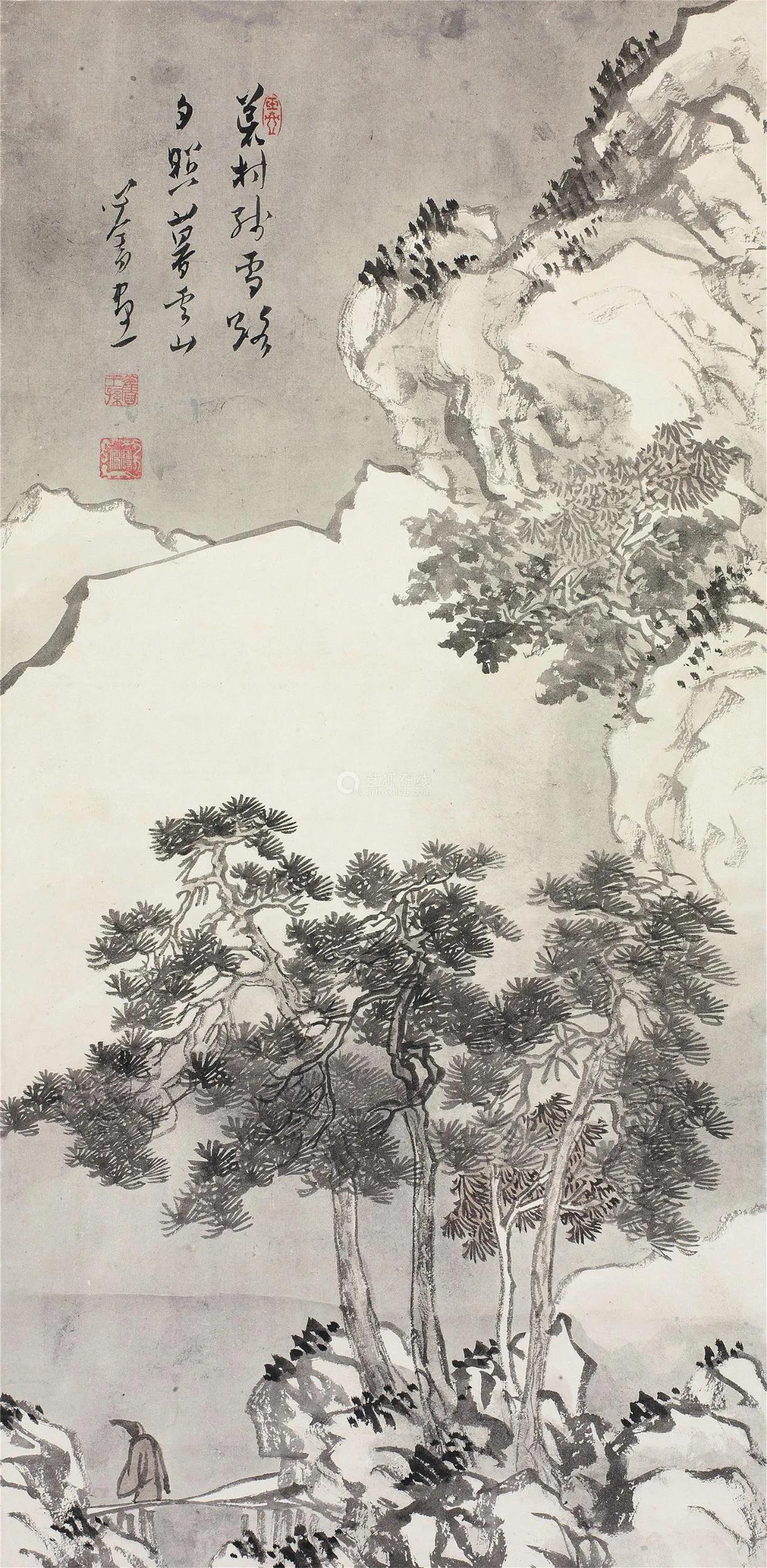 主题：向光而行

余雪覆松柏，新光耀海面。
——威海晚报


意思是，剩余的雪覆
