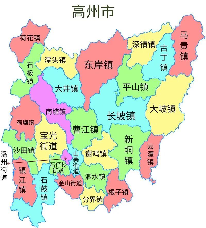 广东的镇名都是以地名来命名的，或者是按物名来命名的，很少用姓氏来命名的，但是，世