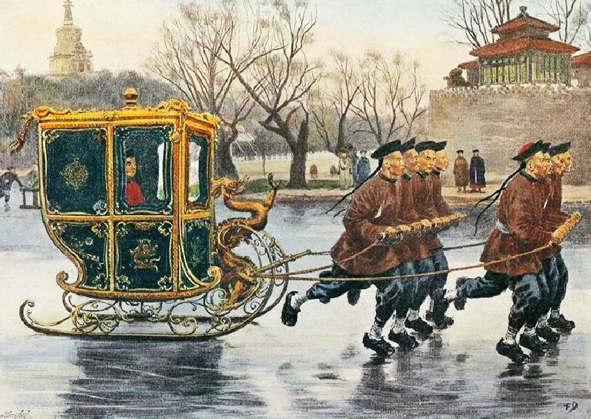 光绪帝的新雪橇｜1895年