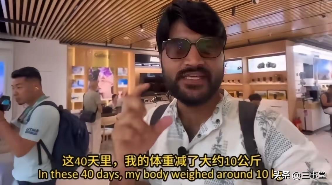 印度博主抱怨在中国吃不饱，他表示，自己是实在是太想念印度食物了，在中国根本没有可
