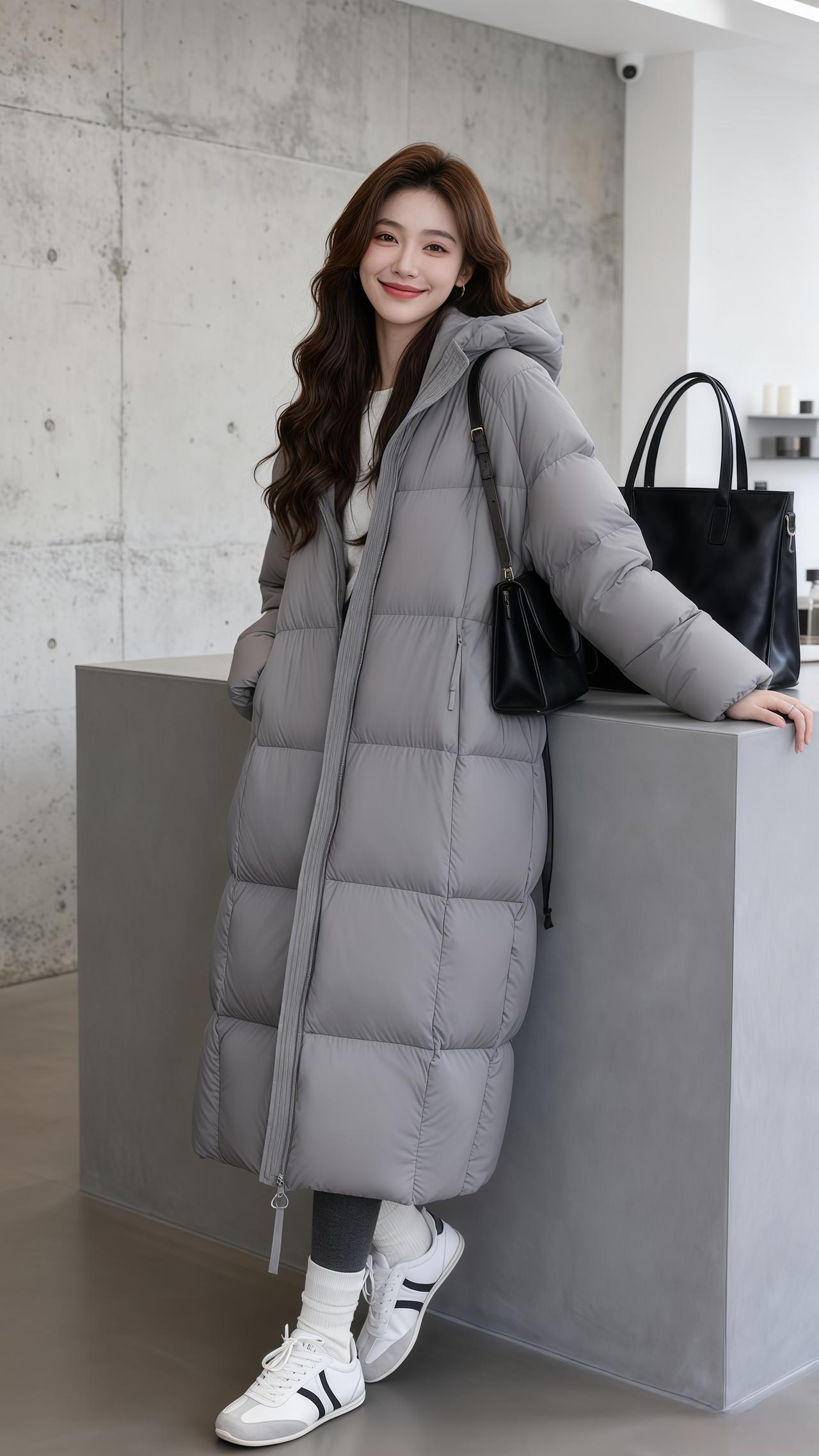 穿搭 羽绒服高级感穿搭韩系穿搭冬季穿搭