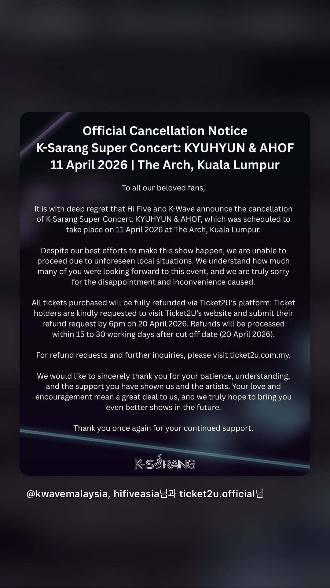 “CB百蓝_。260331 kyuhyun_official更新曺圭贤 相关： 