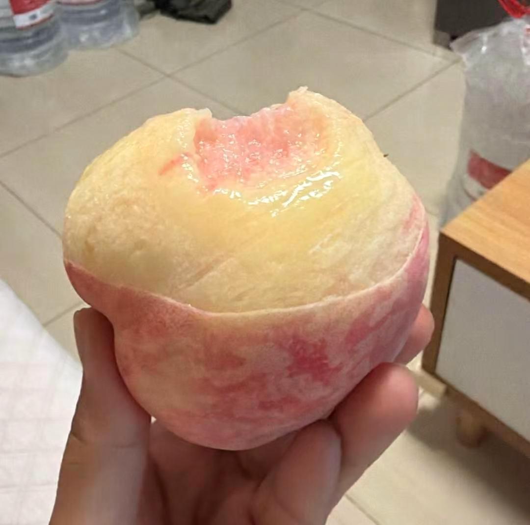这桃子太好吃了