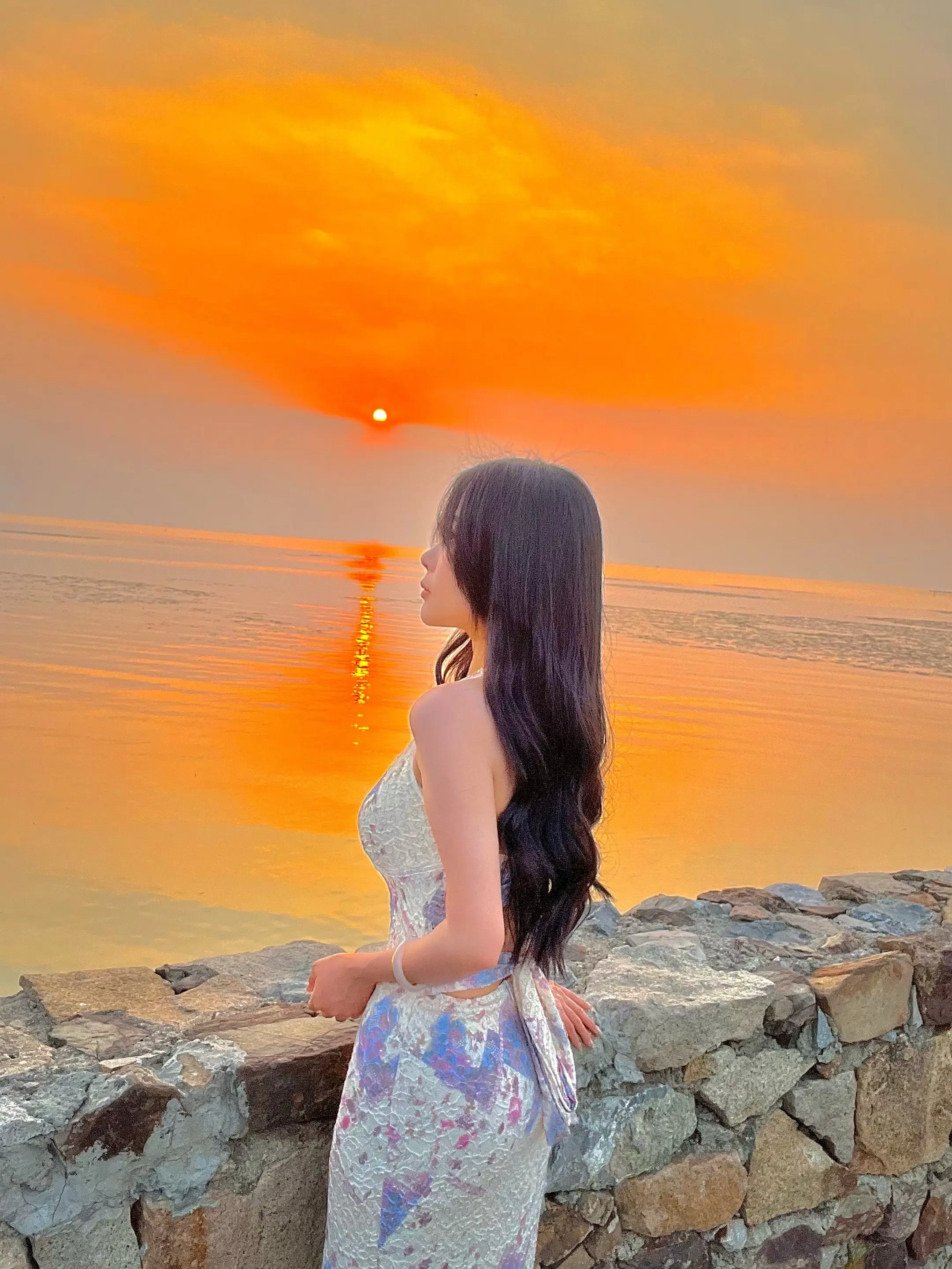 太清醒了所以只接受看得见的喜欢和明确的爱夕阳拍照