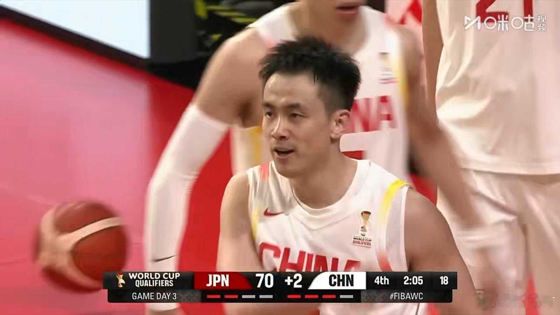 中国男篮vs日本男篮 继伟这个比赛气质太好了！男篮世预赛