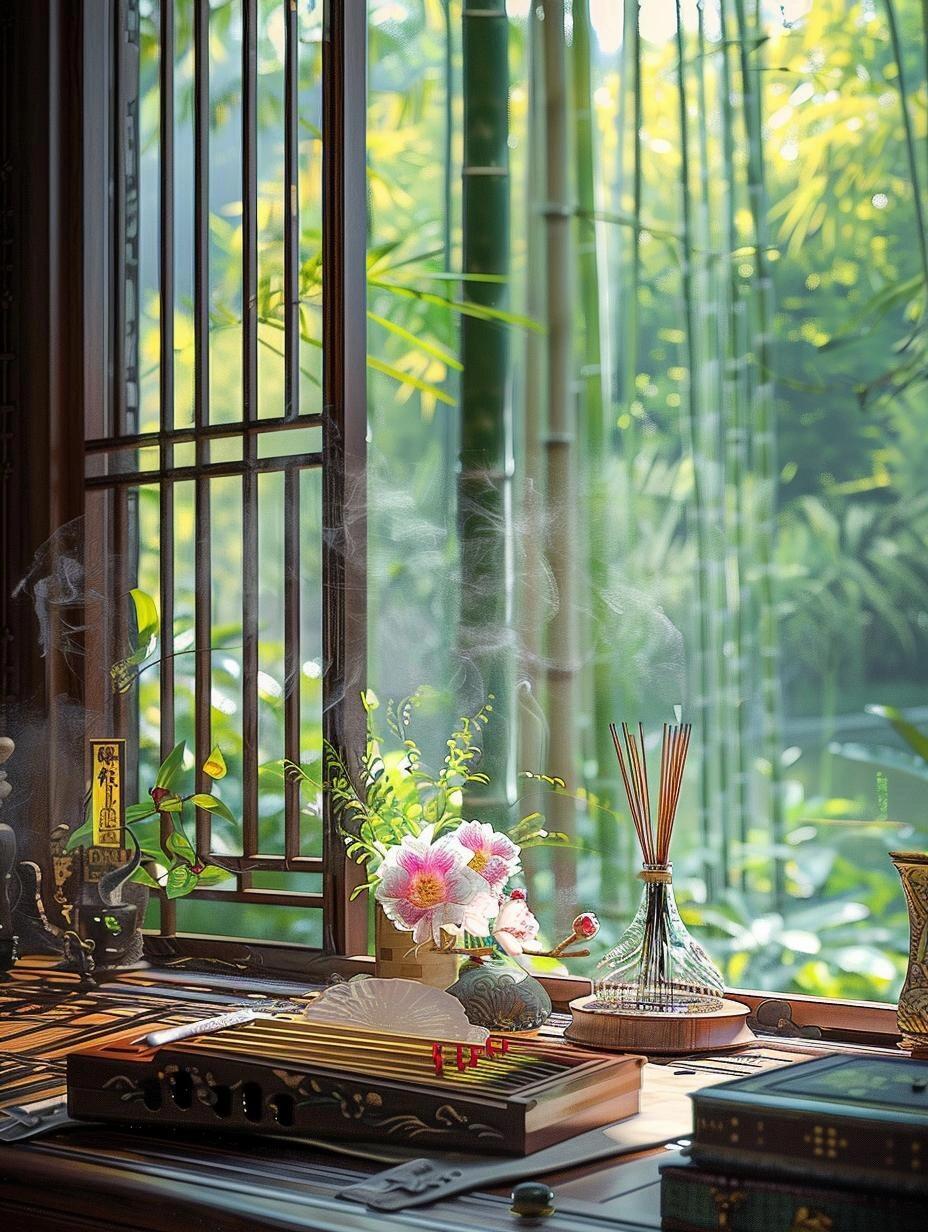 五律·伏雨消暑
 〔当代〕邹謇

伏雨隔檐长，烦尘一洗光。
高林藏夏噪，浅堰溢荷