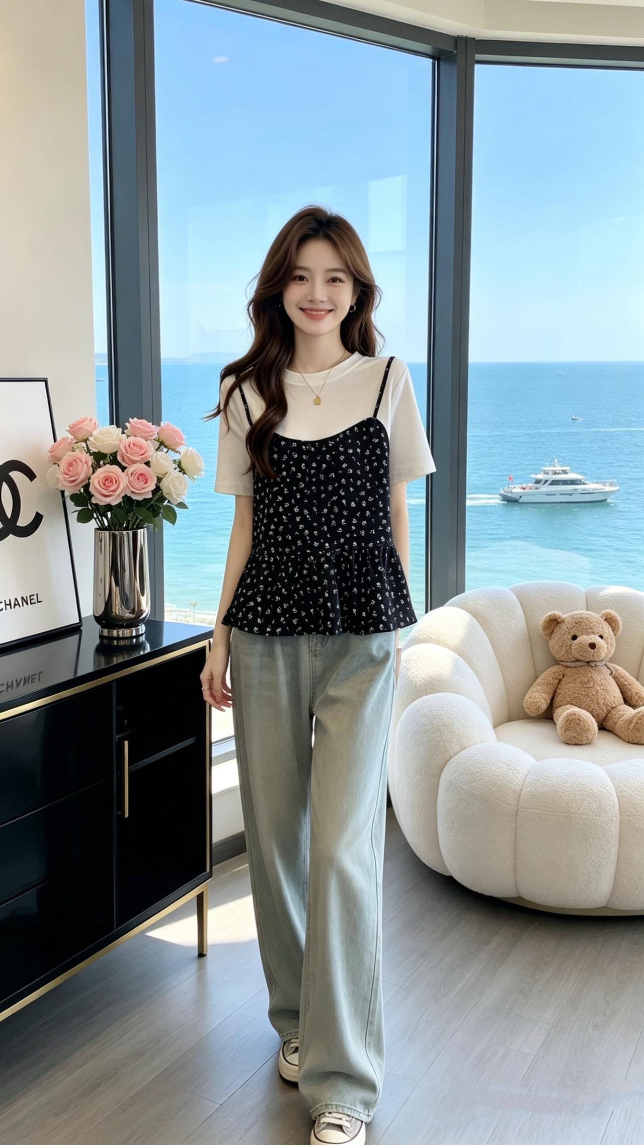 遮肚显瘦 休闲百搭 洋气上档次 谁穿谁好看