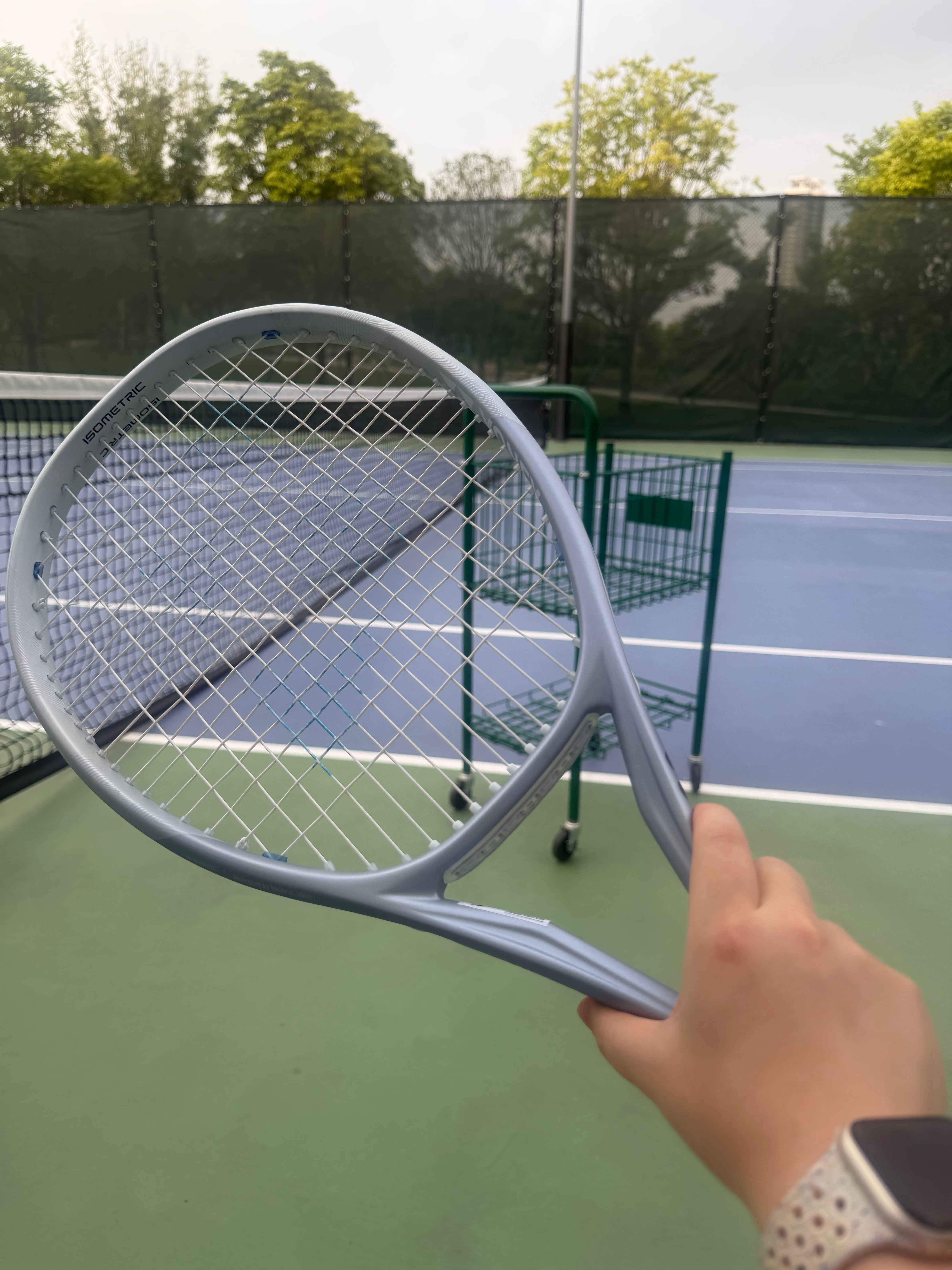 🎾这个天，光是走到球场，已经全是汗了