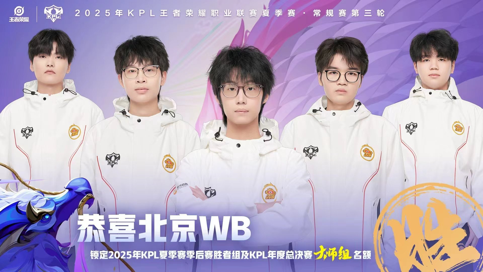 WB确定夏季赛胜者组北京WB锁定季后赛胜者组及年度总决赛大师组 ​​​