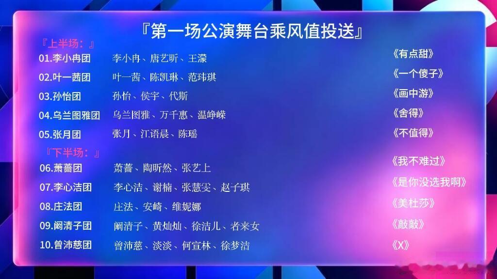 乘风2026  重启『乘风2026』一公舞台乘风值投送 乘风2026
