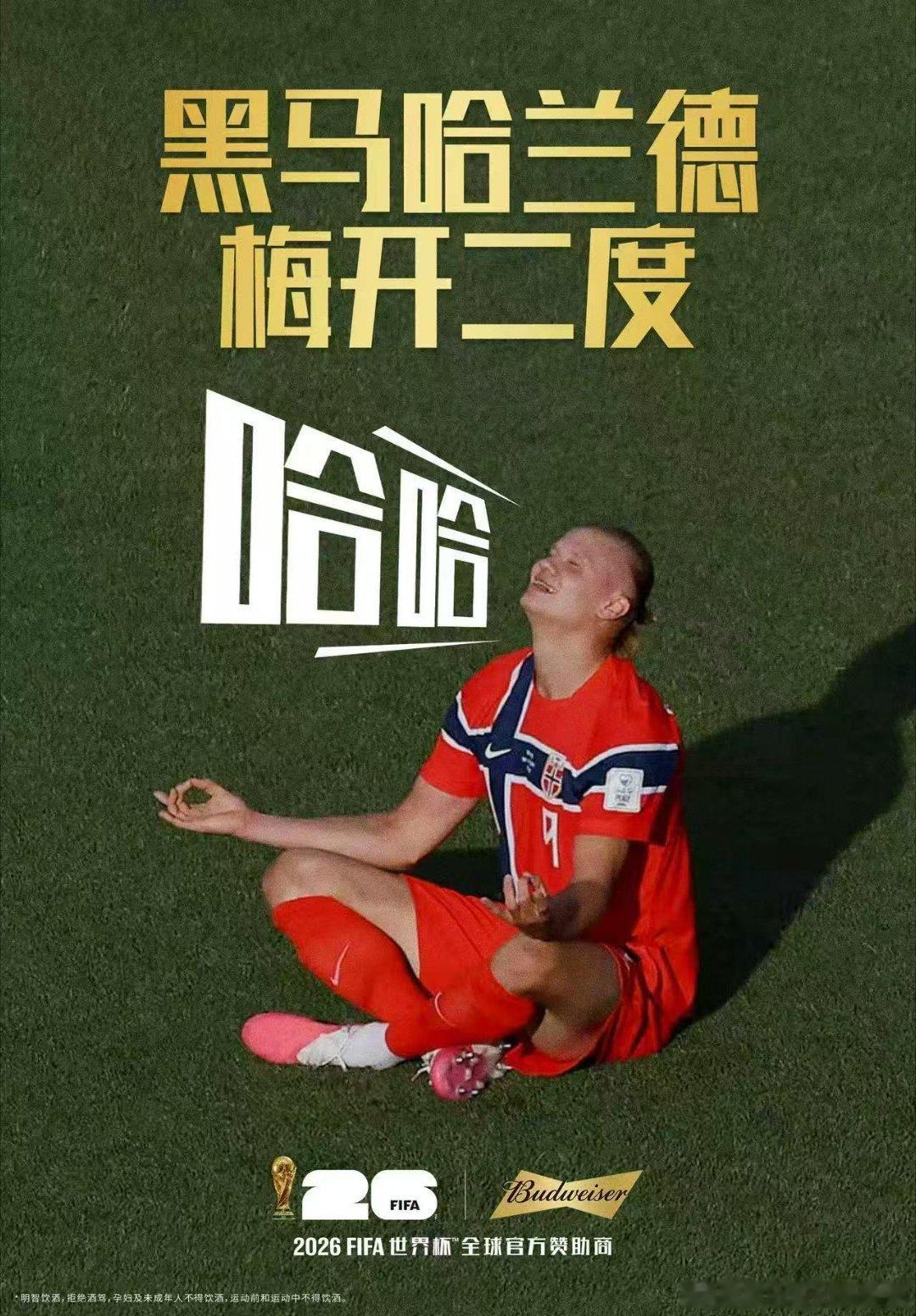 哈兰德是我见过最搞笑的足球明星猜黑马赢黑金挪威爆冷取胜堪称最大黑马，哈兰德用实力
