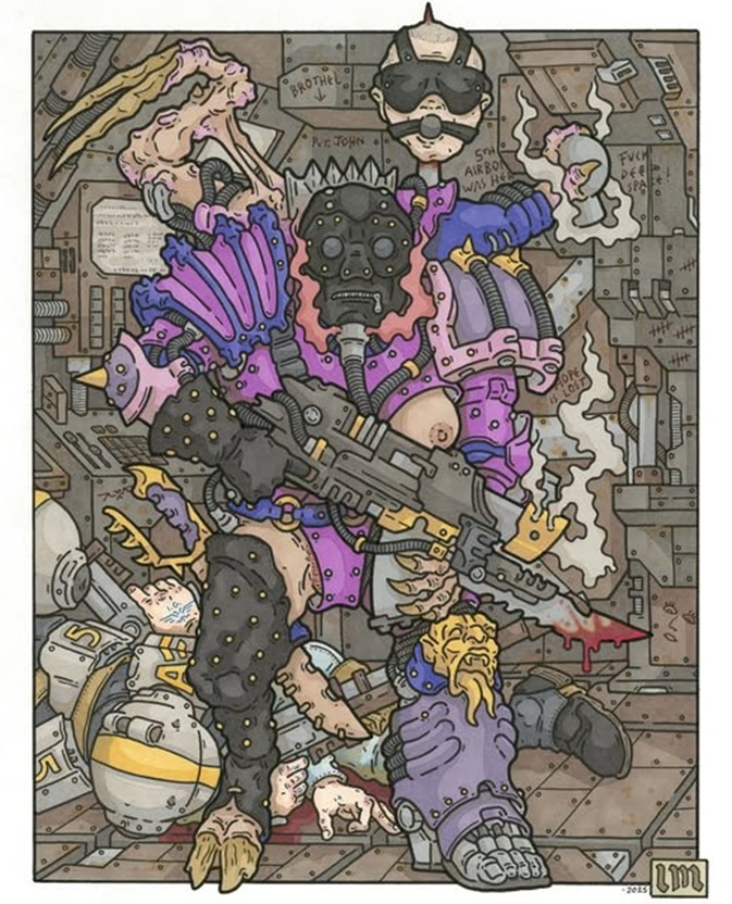 战锤40k 噪音战士（Oldhammer）by Leonard Sharp Pa
