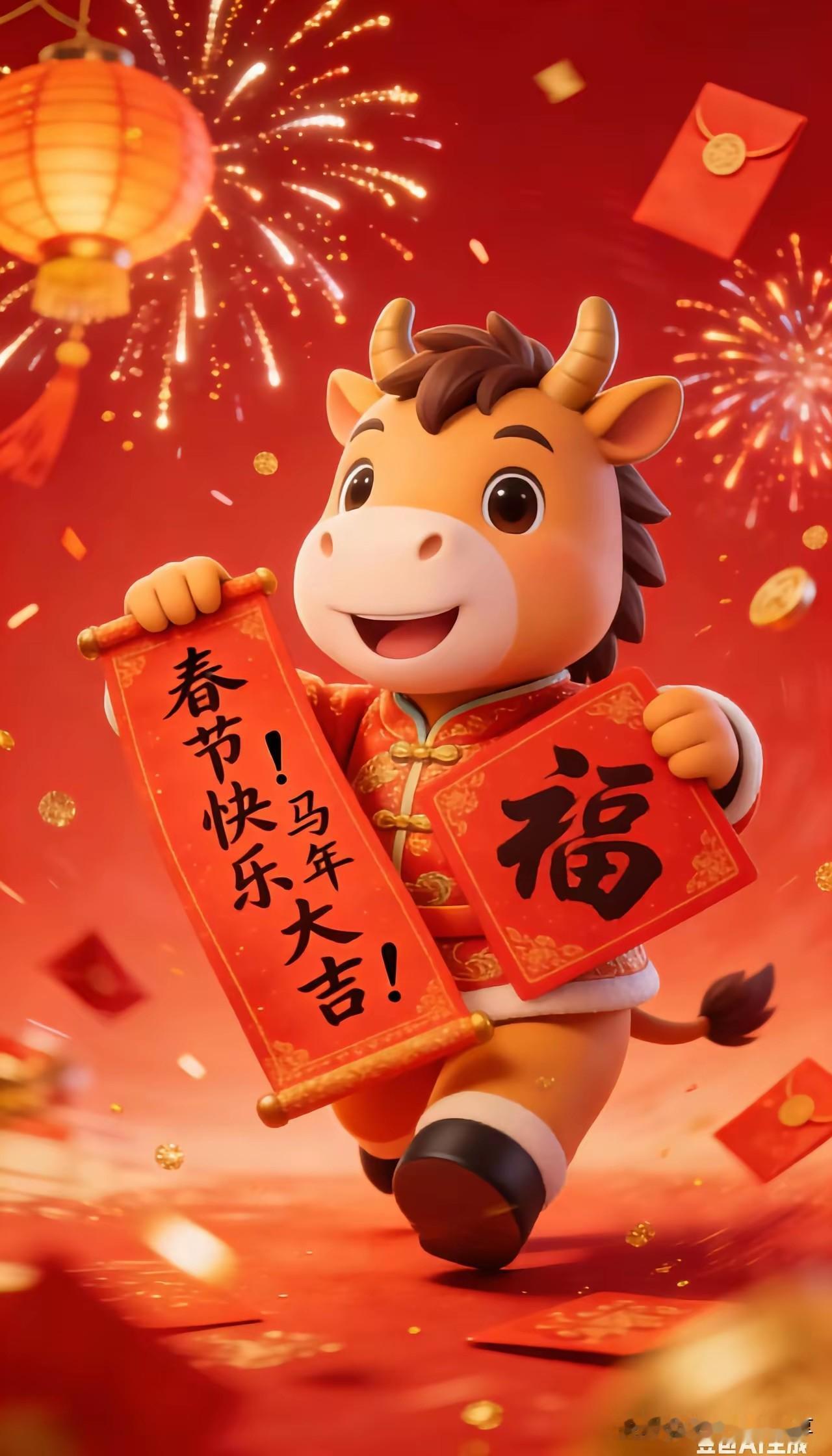 马上封侯，马年大吉！马马上暴富 马上呈祥 马上封侯图 马年马上有钱 马年马上开心