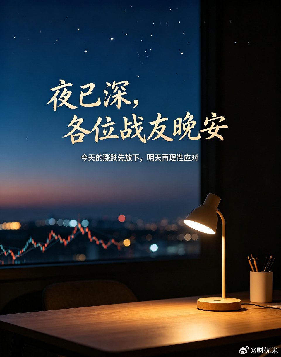 夜已深，盘面消息再多也先放下，好好休整。明天行情变数不少，养足精神理性应对，各位