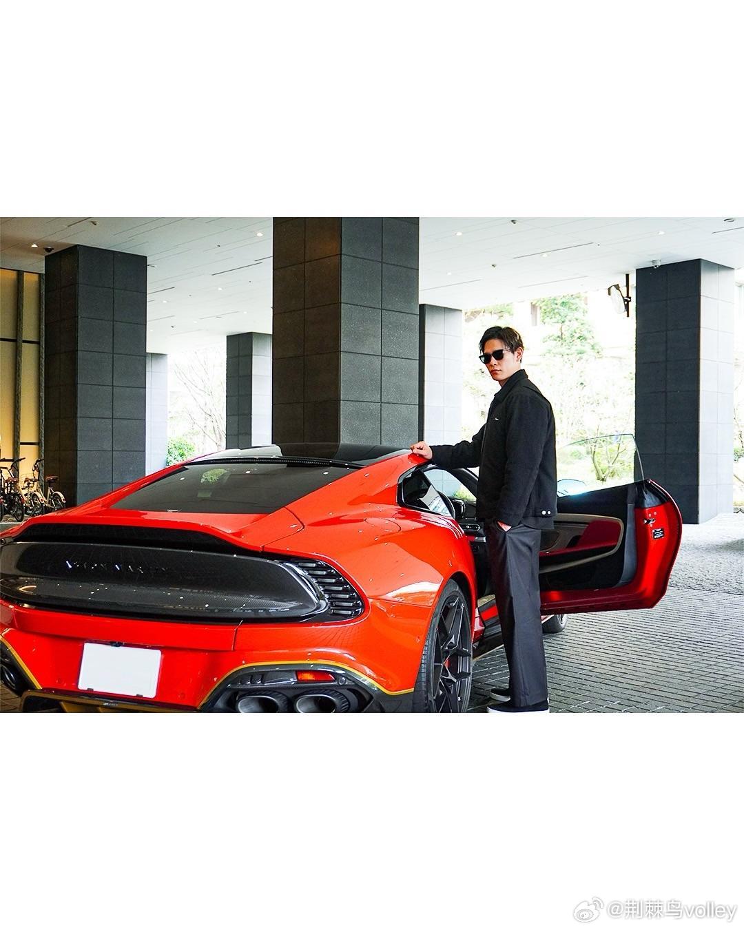 【西田有志和顶级豪车阿斯顿马丁】阿斯顿·马丁大阪官方对外宣布为日本男排接应西田有