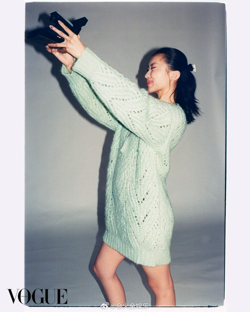 拍的还不错诶！陈奕迅女儿首张vogue封面陈康堤首张vogue封面 ​​​
