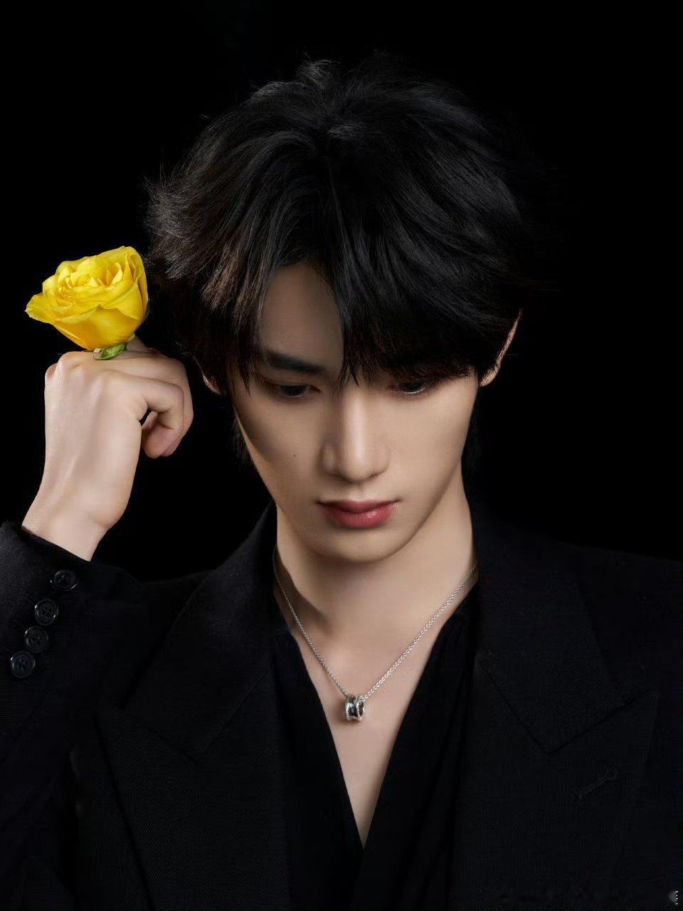 丁程鑫宜昌相见丁程鑫黄玫瑰丁程鑫黄玫瑰，宜昌相见，好看， ​​​