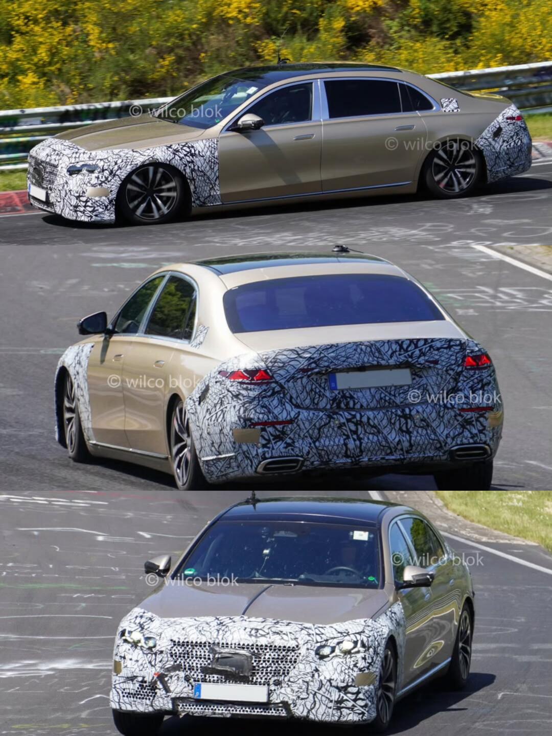 2026款迈巴赫S级纽博格林赛道测试谍照