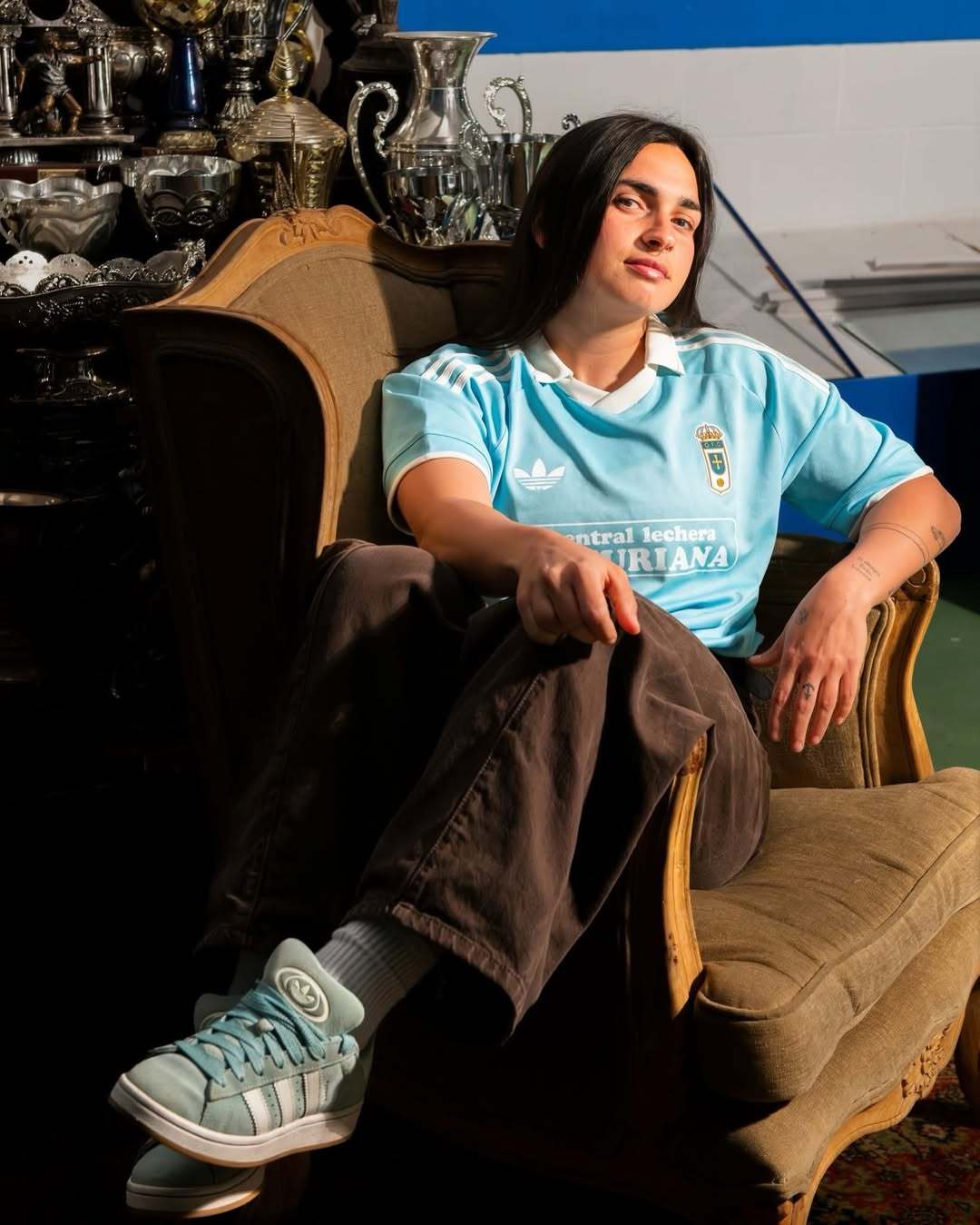 皇家奥维耶多100周年特别版球衣。贤聊球衣 球衣资讯 三叶草