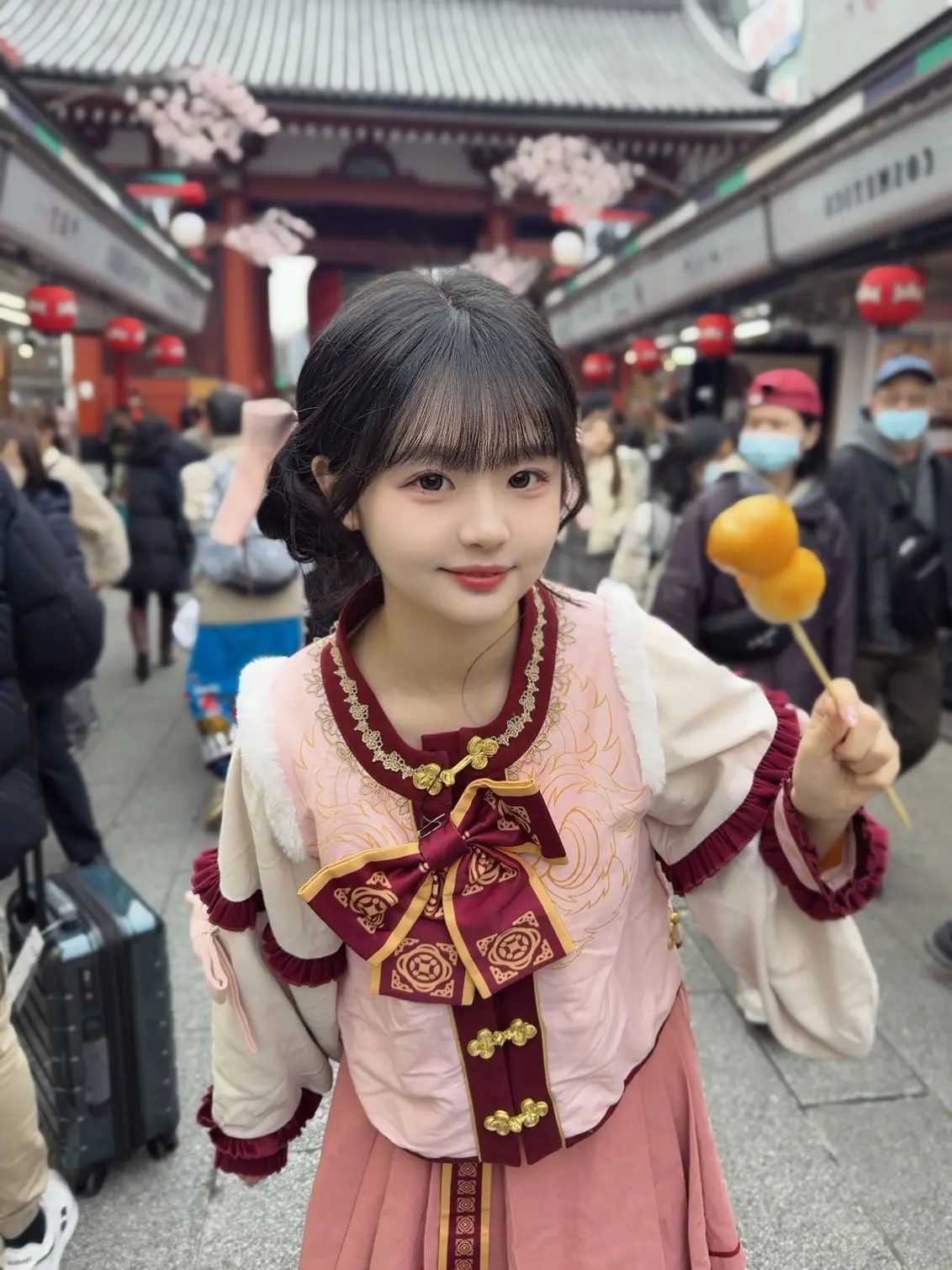 黄怡慈 浅草寺的国风小甜豆🍡