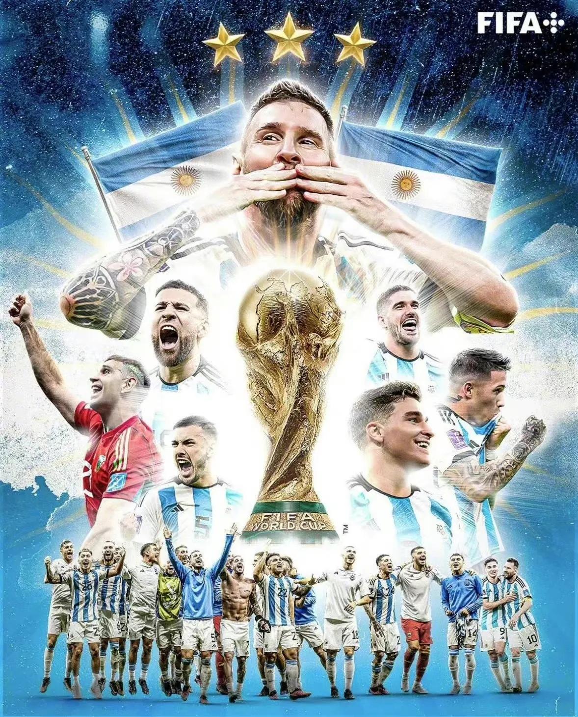 梅西夺冠，我一个路人，都看的激