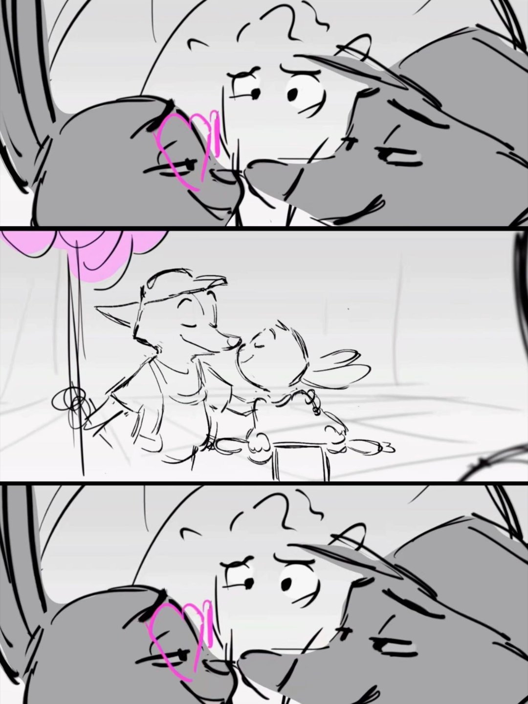 疯狂动物城2原设定有狐兔鼻尖糖疯狂动物城2幕后特辑的狐兔名场面妈耶，我产又发糖了