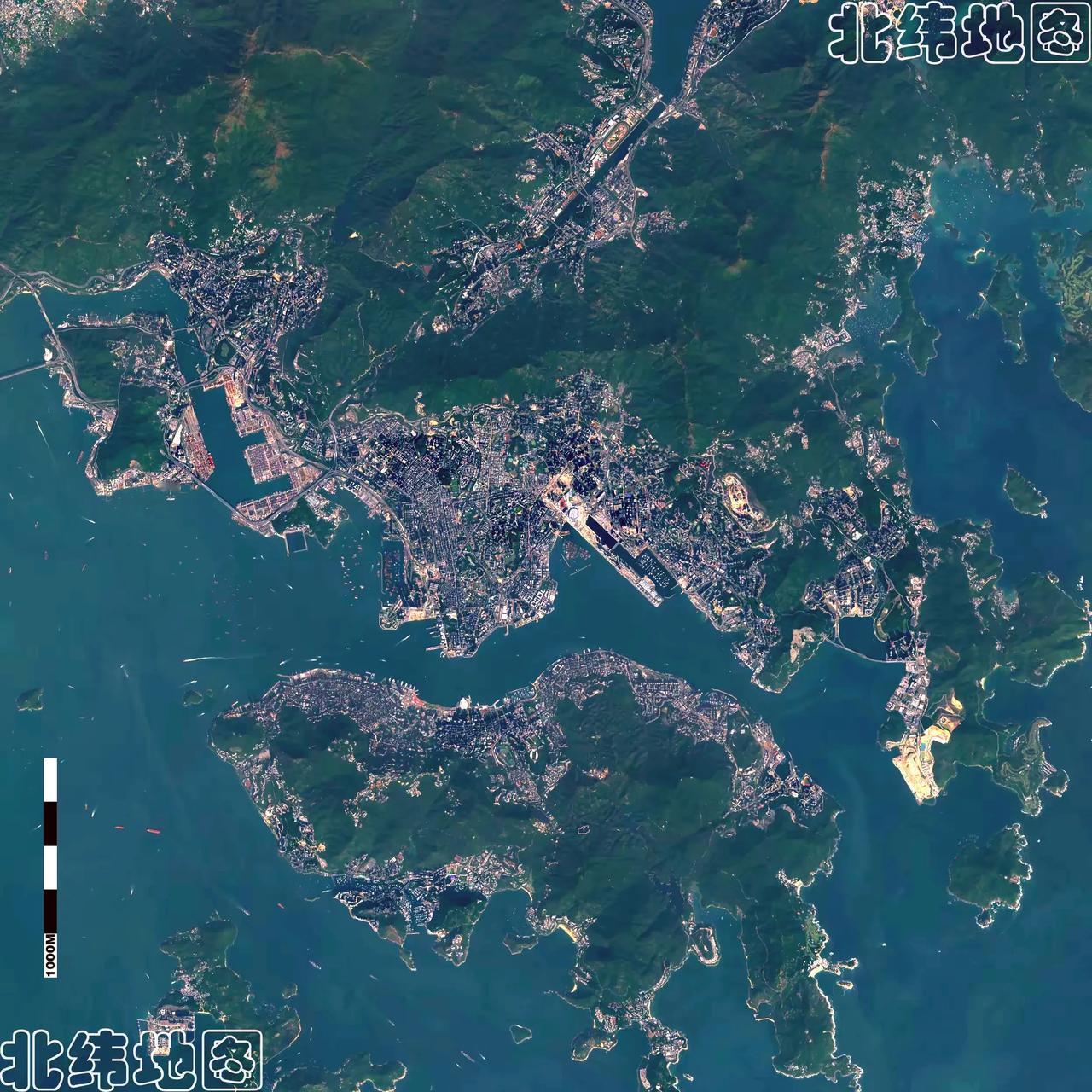 香港特别行政区最新卫星图（12.19）