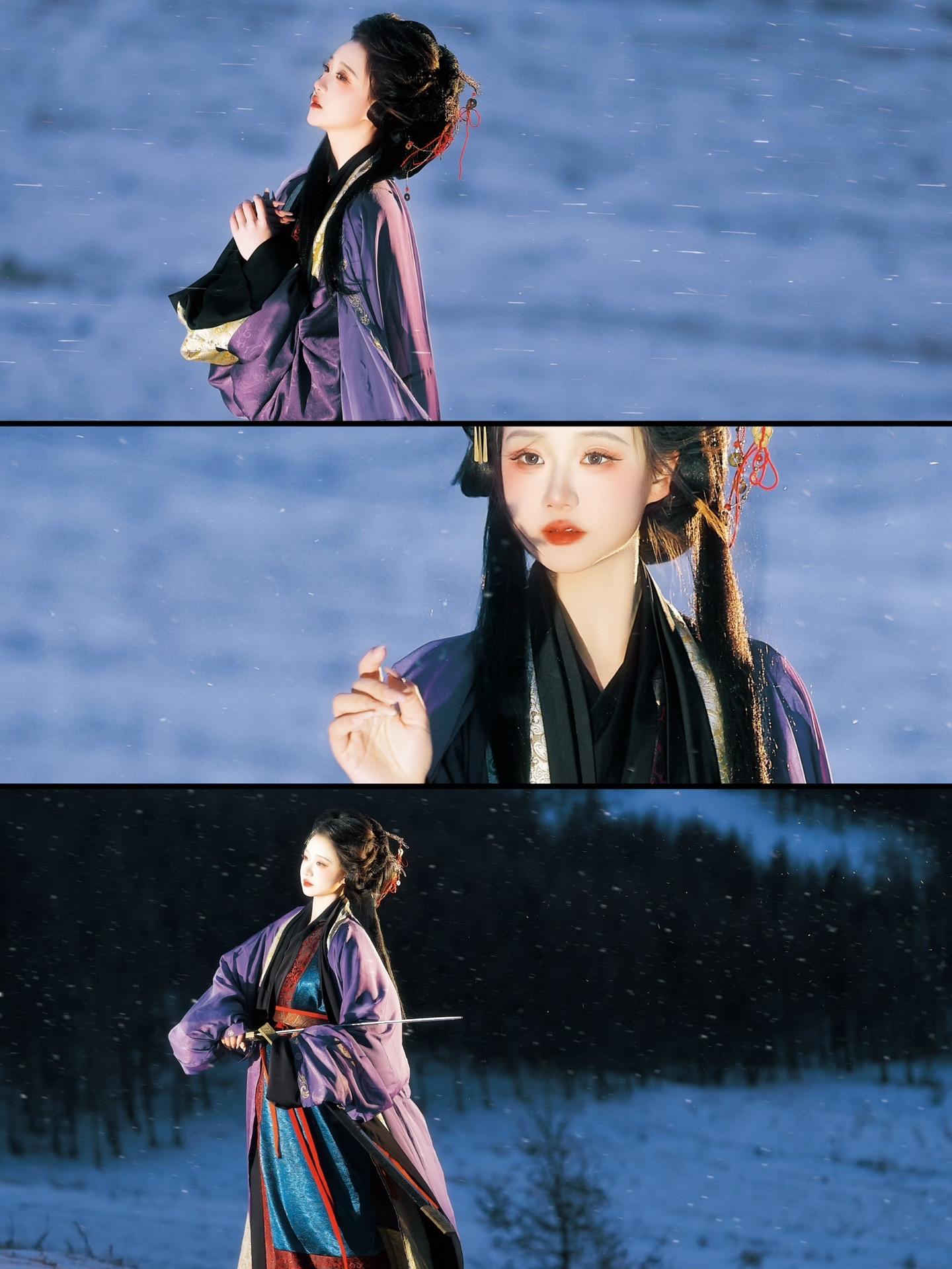 落在她一生中的雪，我们不能全部看见..摄/后：我