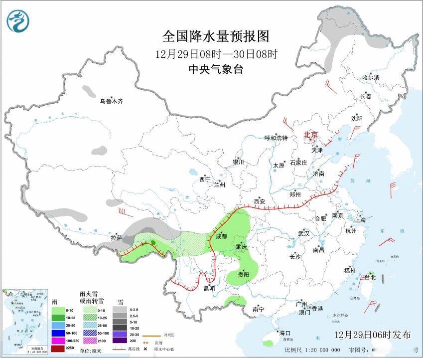 【一周天气——冷空气活跃】本周（12月29日-1月4日），冷空气不断南下，气温大