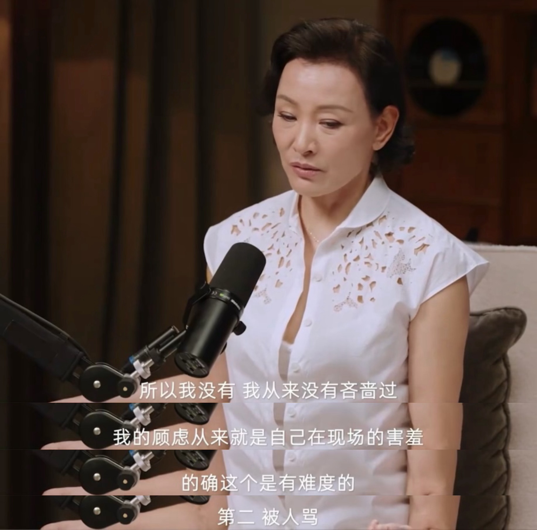 陈冲谈接到激情戏的感受我真的很爱陈冲 问心之后更爱了 好有魅力好有思想 