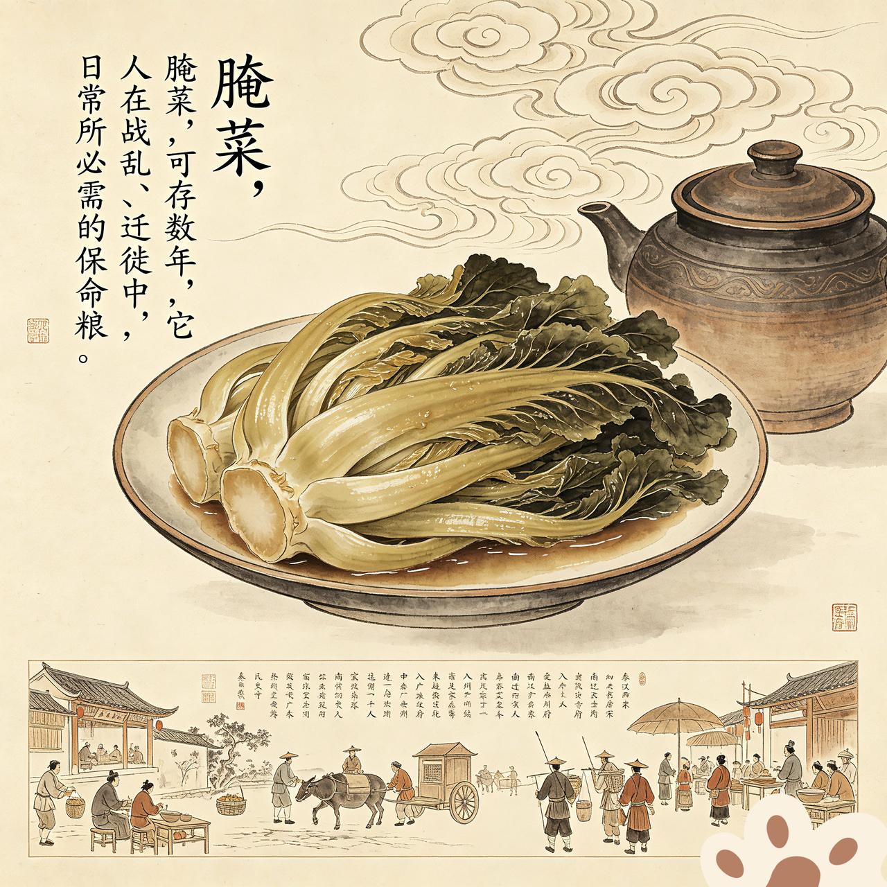 ？
客家人与腌菜（咸菜/擦菜/梅菜），是中原古俗+迁徙生存+山地环境的产物。其核