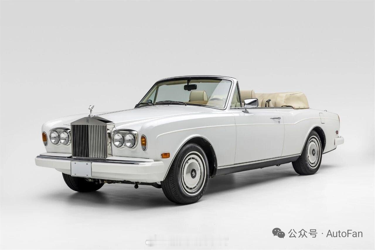 经典老车 顶级奢华：1994 Rolls-Royce Corniche IV劳斯