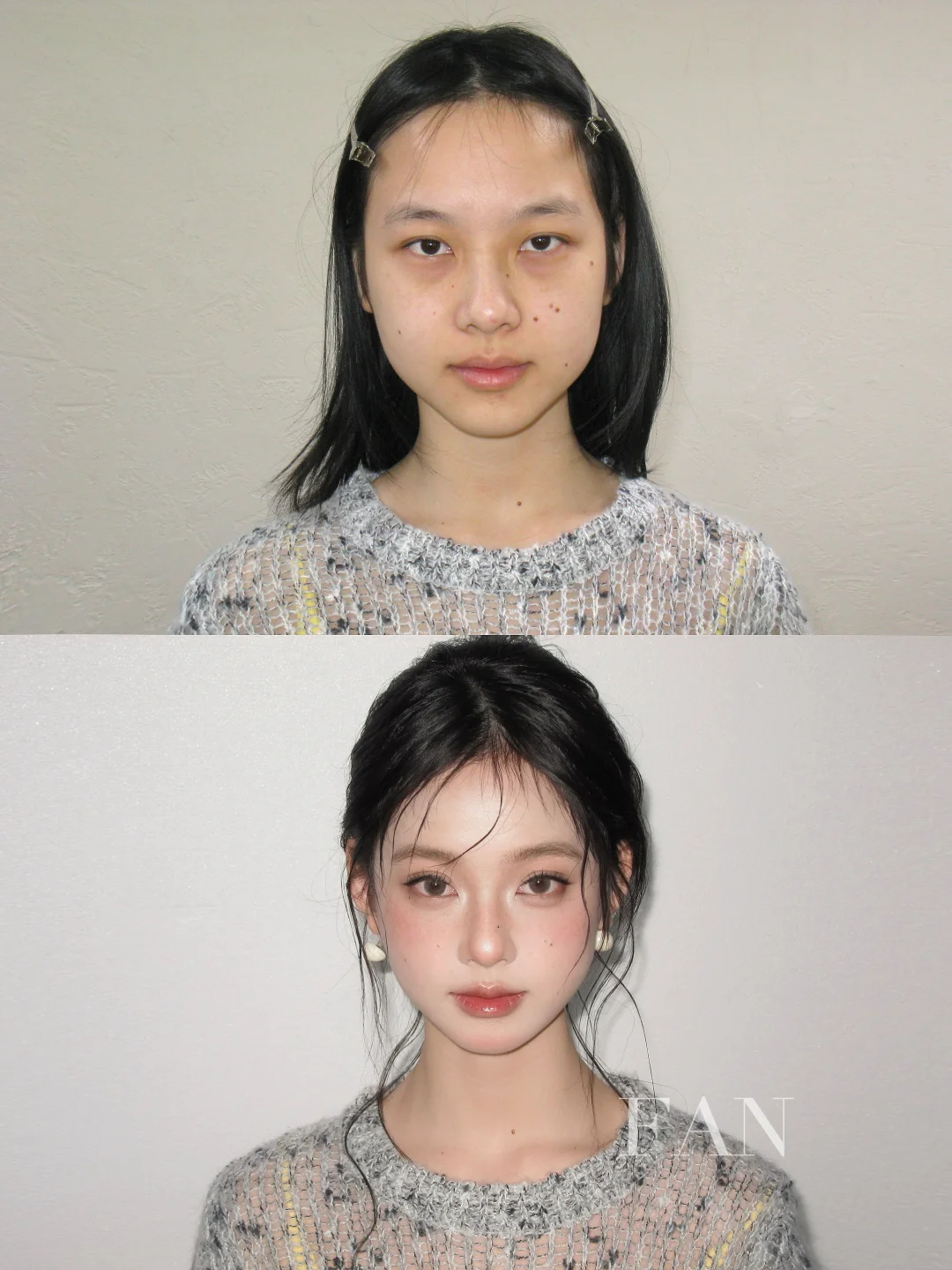 学化妆真的不用太用力，原生感也很高级