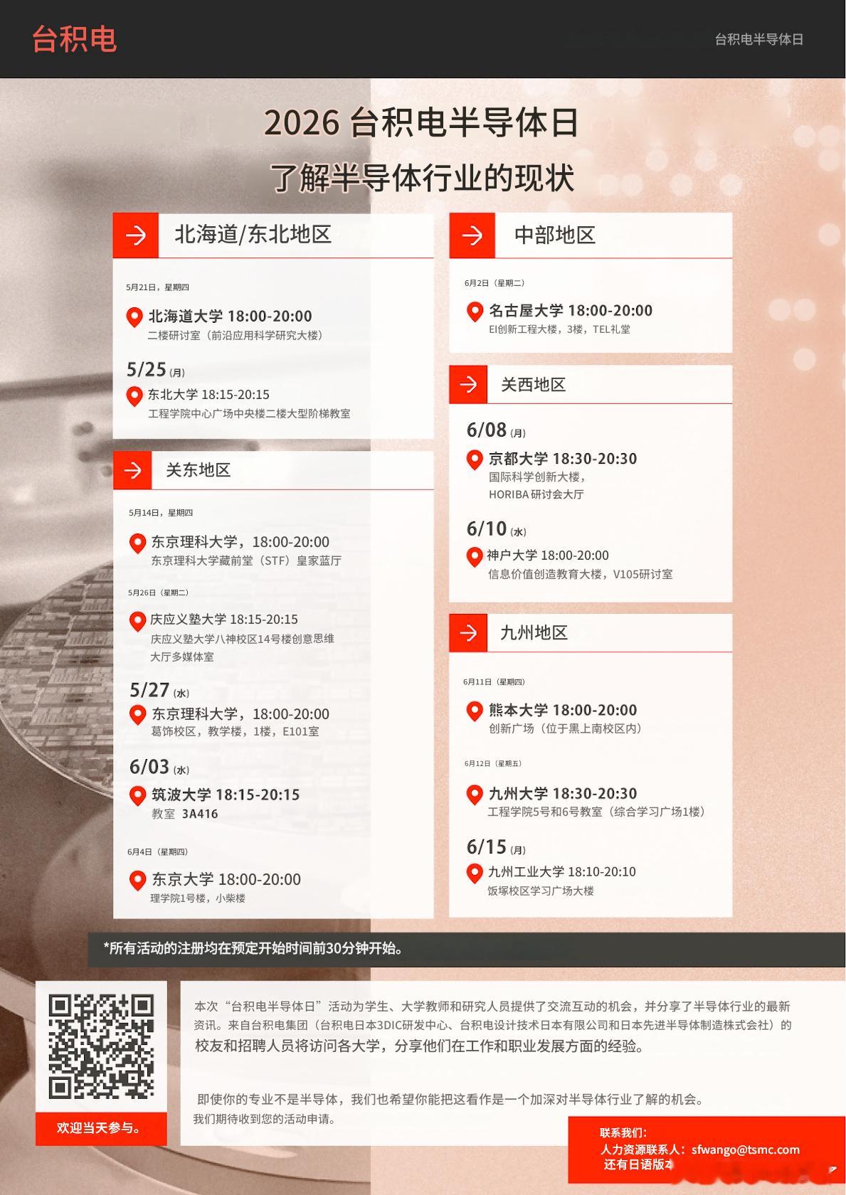日本年轻人都不喜欢学习半导体专业，现在日本半导体产业都在积极的去相关专业大学路演