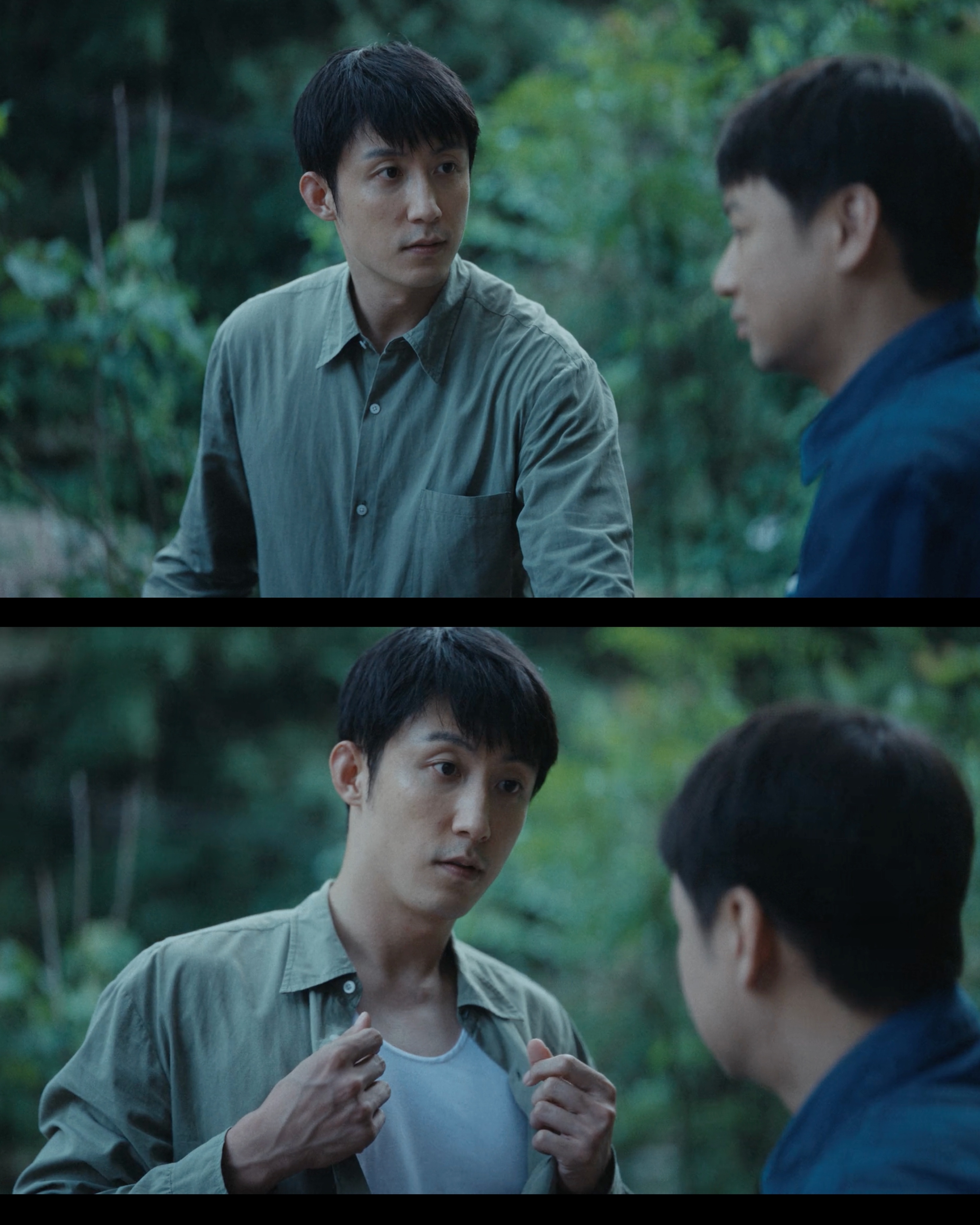 黄景瑜新剧在衣服上写代理书我很喜欢这一段镜头语言的强弱互换对比（是我个人解读，导