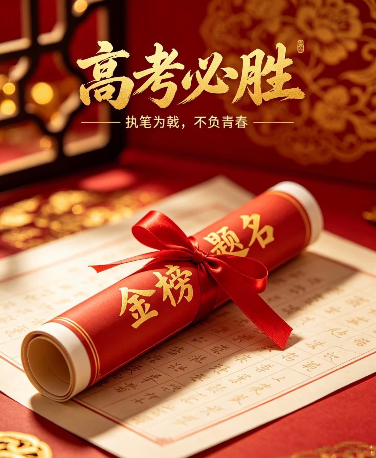 高考加油大学生喜爱内容共创计划高考人生最重要的一道关寒窗苦读几十年，马上要迎来关