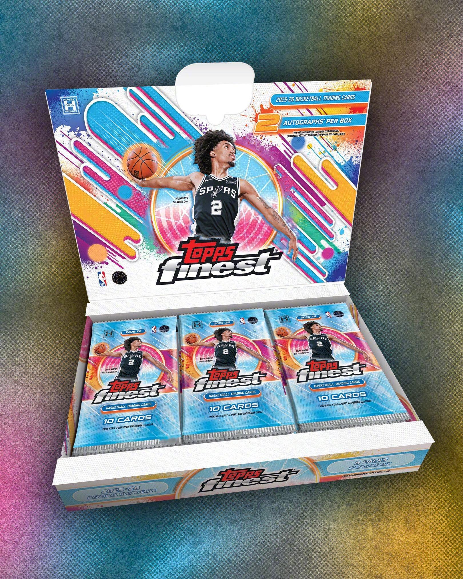 2025-26 Topps Finest Basketball Topps每年最