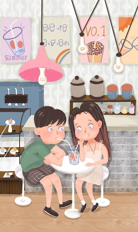 前阵子在奶茶店排队，
撞见一对小情侣吵架，
起因是男生偷偷把女生攒了三周的奶茶积