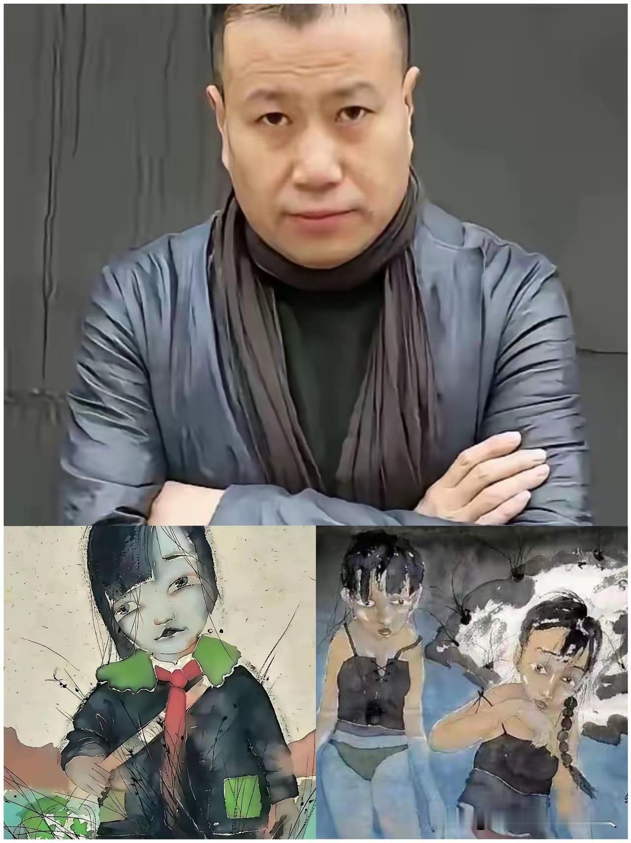 就这样的水平，还能享受到国务院“津贴”？


刷到了几张画，一个戴着红领巾的孩子