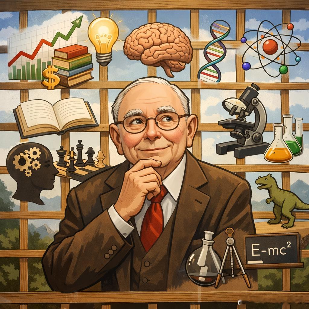 老牛的子夜沉思 格栅思维的威力：把查理·芒格的跨学科智慧装进你的投资体系投资圈里